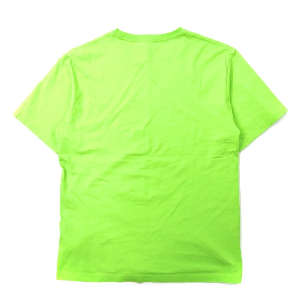 X-LARGE ビッグサイズ ロゴプリントTシャツ L グリーン コットン_画像6