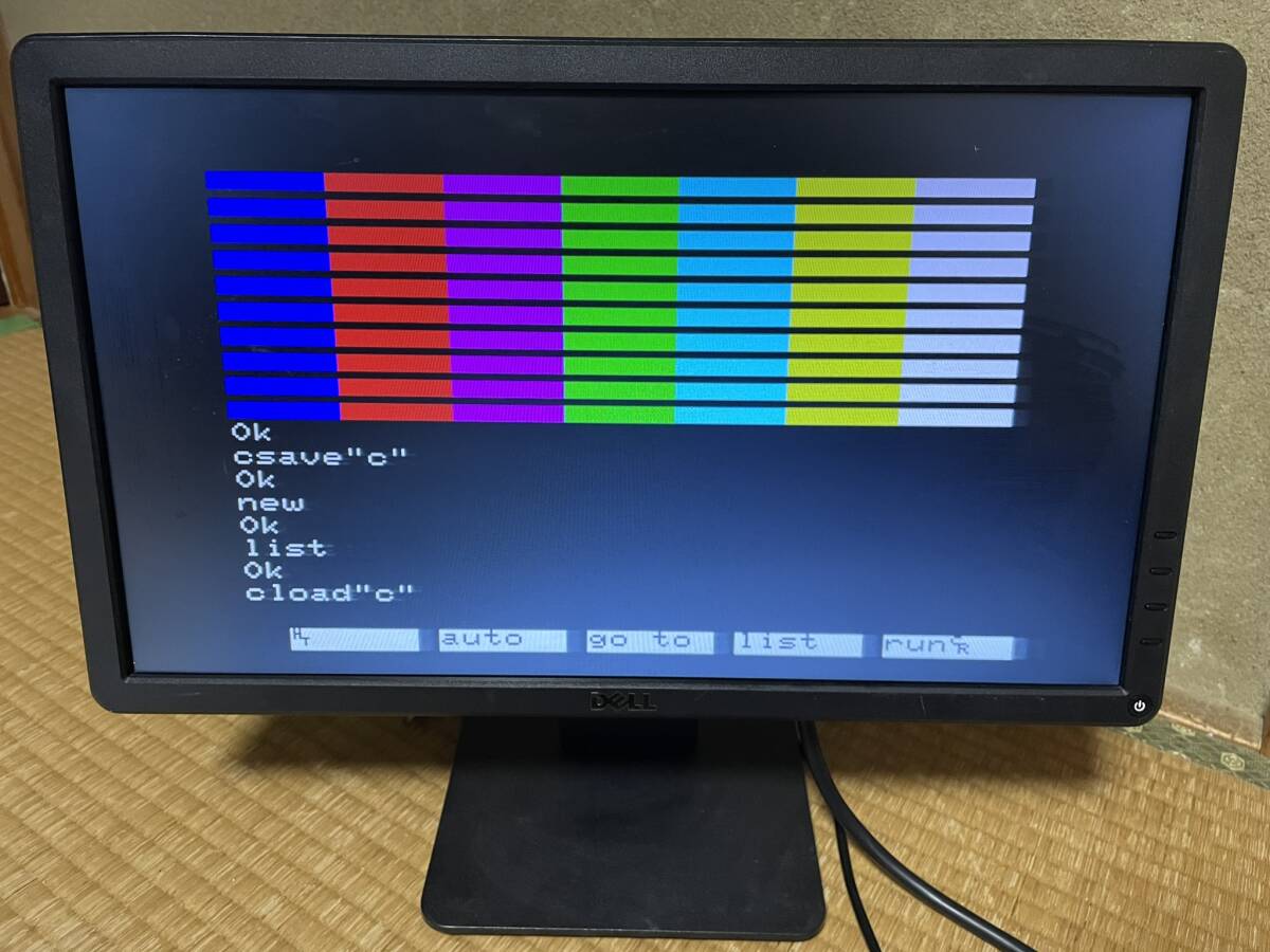 【レトロPC対応】DELL 18.5インチワイド液晶モニター（PC8001/MSX2で15khz表示確認済）_画像2