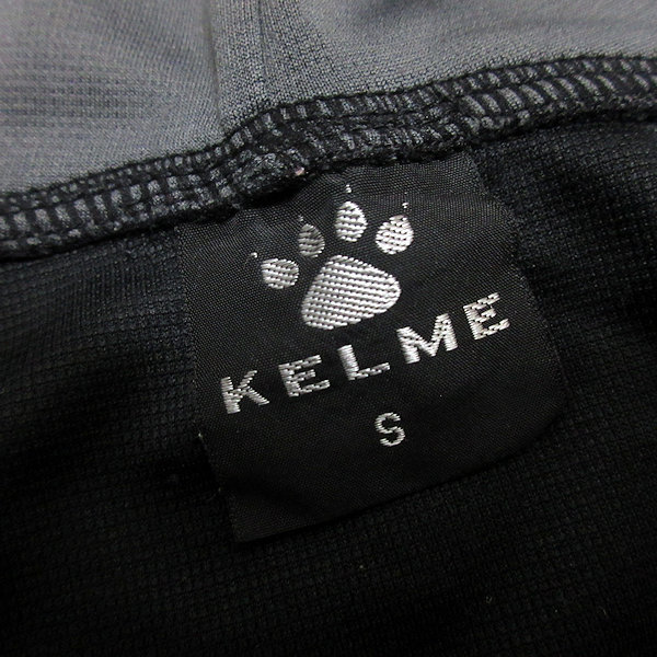 G#kerume/KELME джерси тренировка одежда / футбол * футзал [S] чёрный /LADIES/101[ б/у ]#