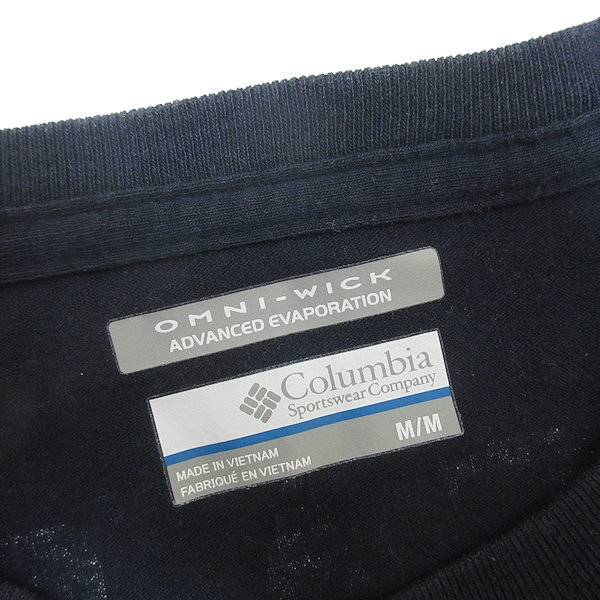 G■コロンビア/Columbia MET ROCK2017/プリントTシャツ MS1147【M】紺/men's/34【中古】■_画像2