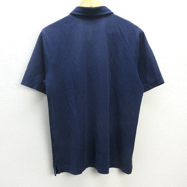 G■ユナイテッドアローズ/UNITED ARROWS GLR 長袖ポロシャツ【XL】紺/men's/70【中古】■_画像3