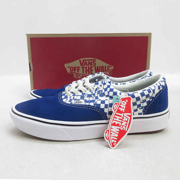 Q■新品【28.5cm】バンズ/VANS COMFYCUSH ERA エラ スエードスニーカー■青MENS/1【新品】_画像1