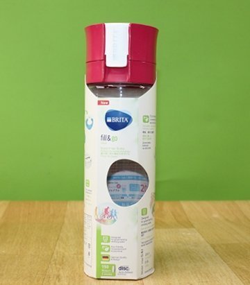 未使用 BRITA ブリタ フィル&ゴー バイタル ボトル型浄水器 0.6L ピンク 浄水ボトル 水筒_画像1