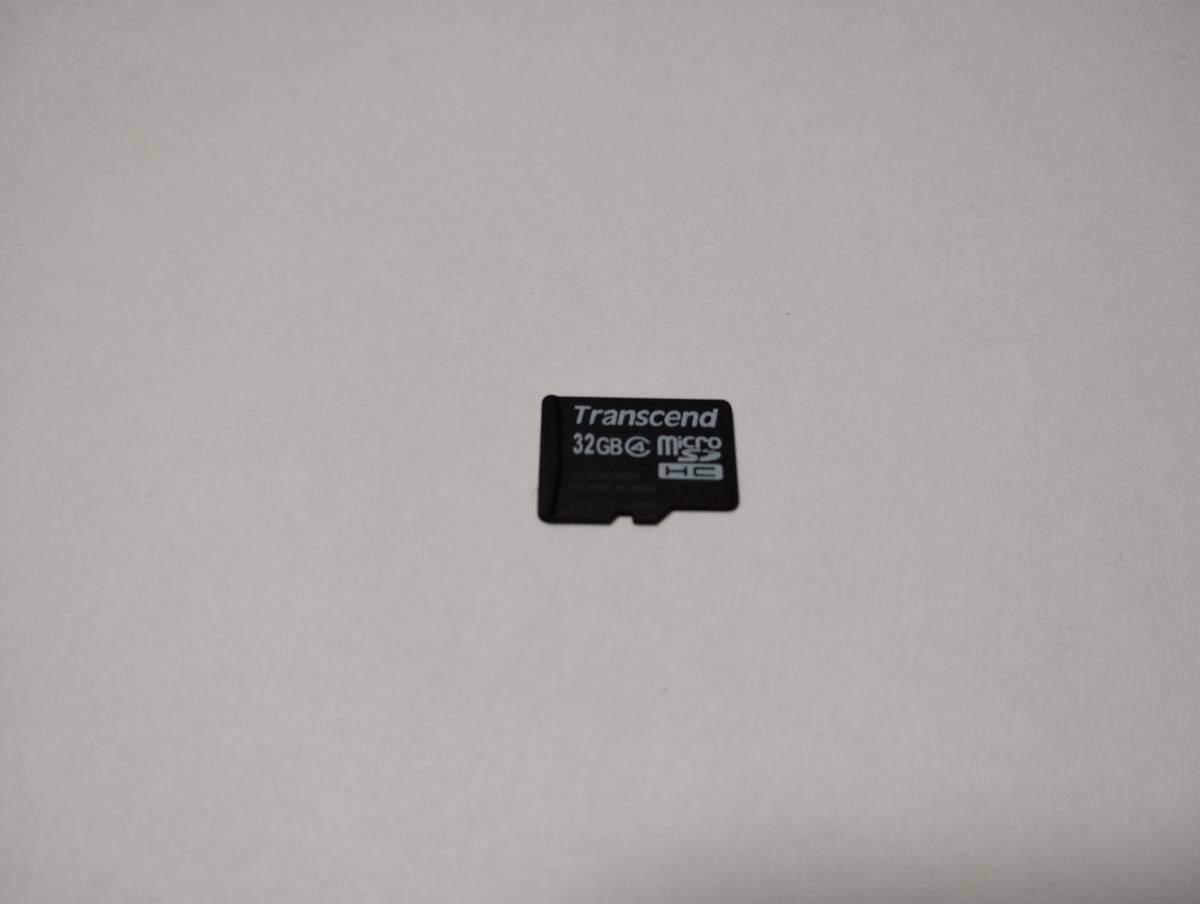 32GB　Transcend　microSDHCカード　フォーマット済み　メモリーカード　microSDカード_画像1