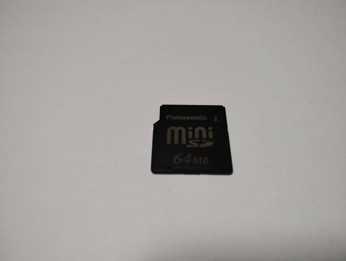 64 МБ Panasonic Minisd Card Card Mini Mini SD Card