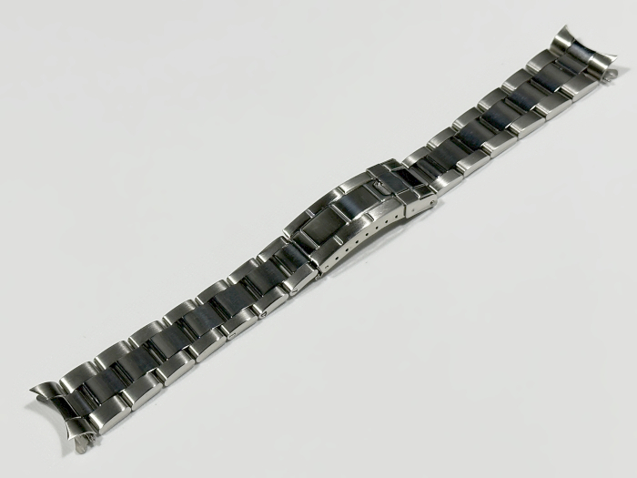 処分特価 ラグ幅：20mm 腕時計ベルト メタルブレス カラー：シルバー ブレスレット【対応モデル ロレックス ROLEX】_画像1