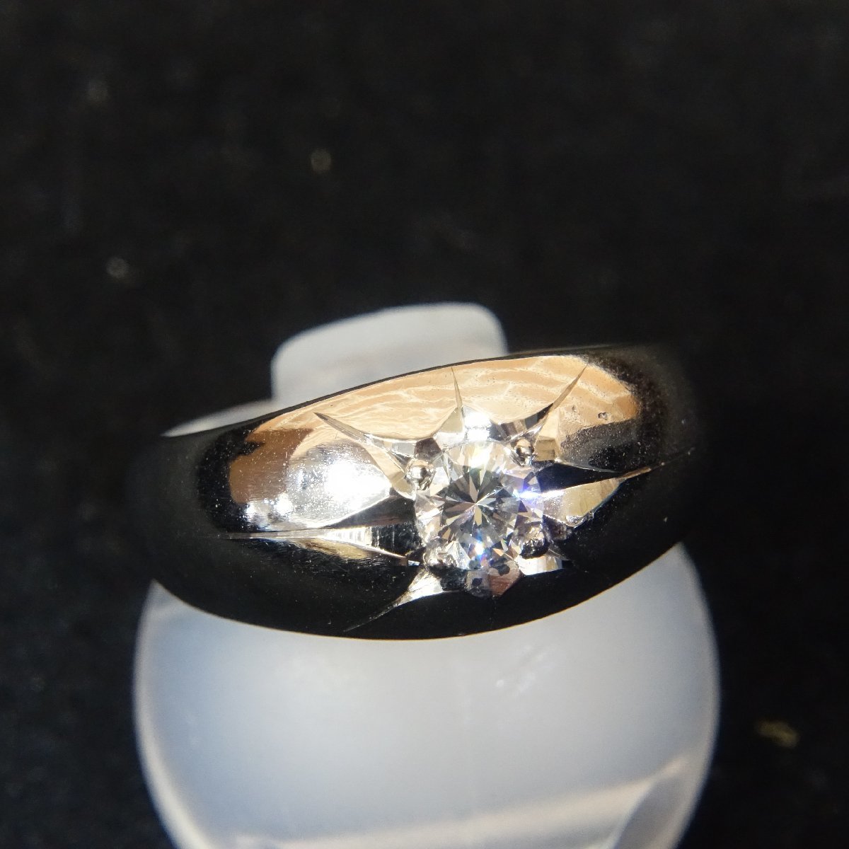 超特価激安の商品をすべて 0.20ct ダイヤモンド 2594T【本物保証】pm850 リング pt850 7.3g 10号 プラチナ台