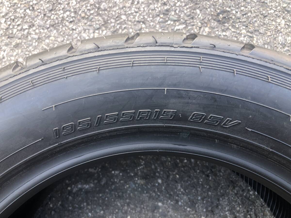 ダンロップ DIREZZA D93J 195/55R15 4本セット 未使用品 2018年製造 No.22703の画像9