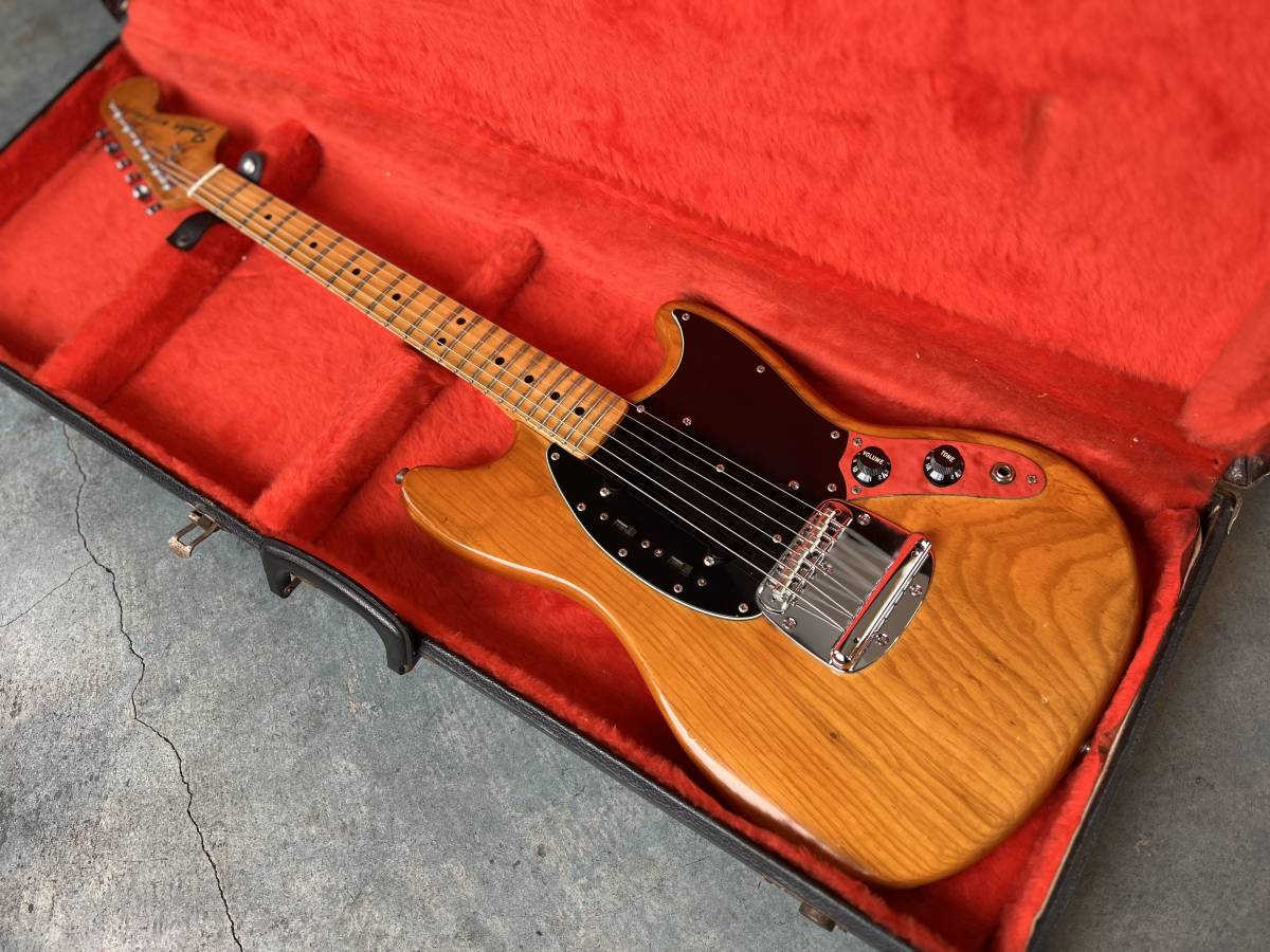 Fender USA 1977 Mustang - Natural / フェンダー ムスタング 1977年製 オリジナルHC付き ビンテージ_画像7