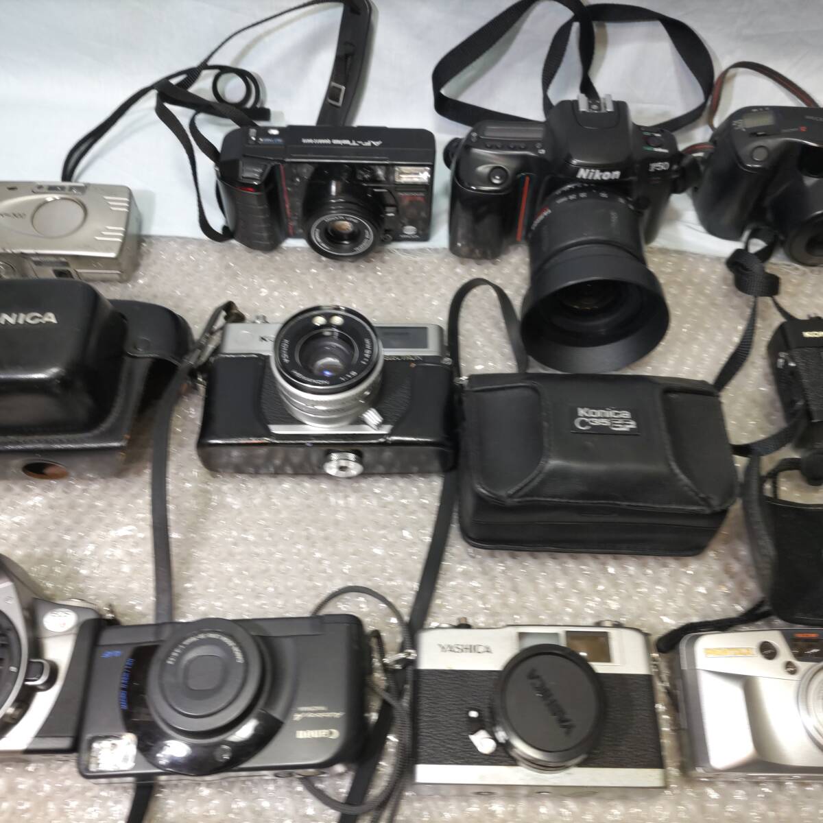 一眼レフカメラ・Canon・Nicon・YASICA・カメラ１５台　ジャンク　NO:422101_画像9