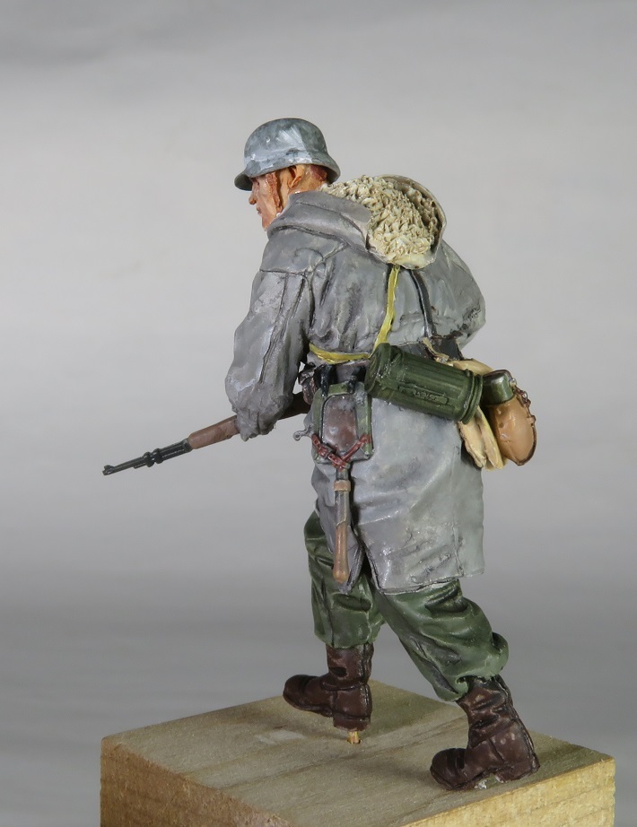 ドイツ軍歩兵　ライフル茶靴　1/35　レジンキットフィギュア塗装済み完成品一体_画像10