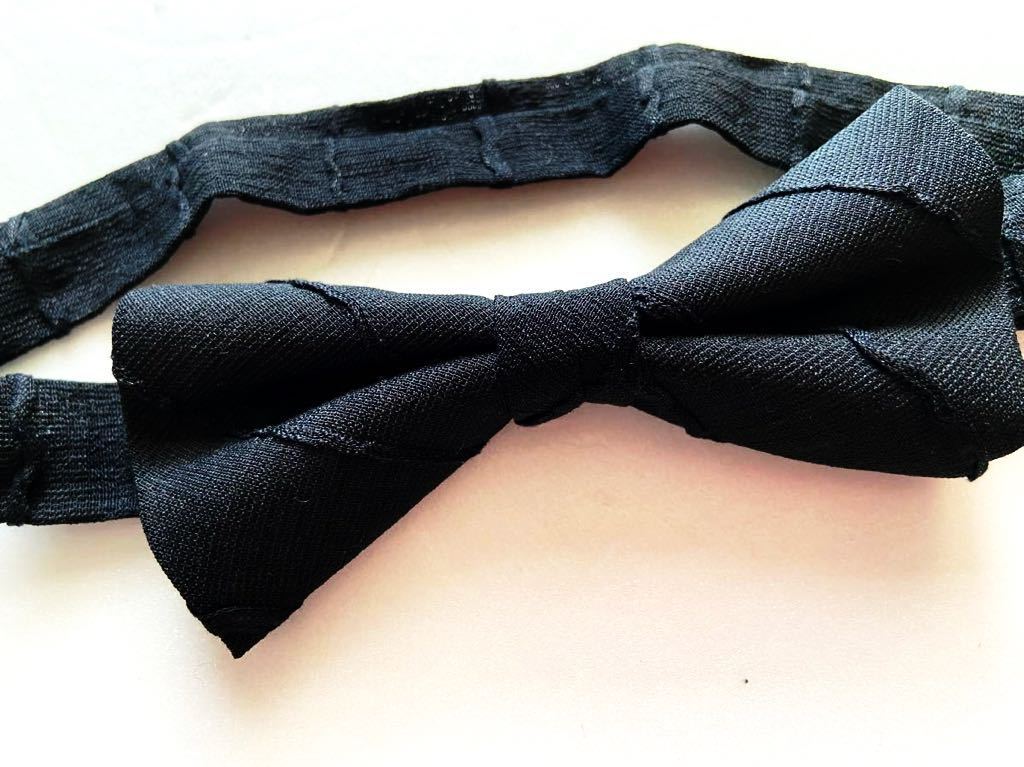 ISSEY MIYAKE butterfly necktie bow Thai black Thai black silk Issey Miyake 