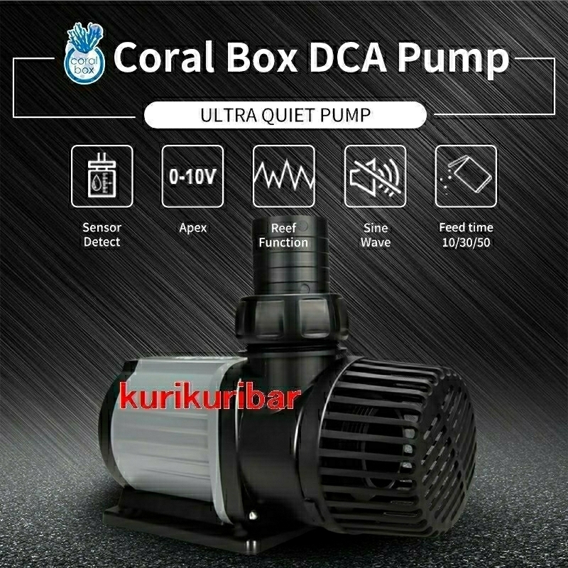 ★【2024年 最新型 DCポンプ 最上位機種】 高耐久 CoralBox オーバーフロー 省エネ DCA6000 ウェーブ機能センサー 停止機能付 保証有送料込