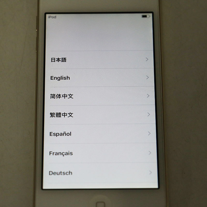 Apple iPod touch 第6世代 128GB ゴールド MKWM2J/A 元箱あり 中古難有_画像6