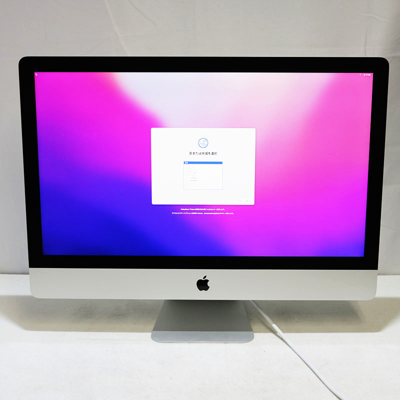 美品 Apple iMac Retina 5K, 27インチ, 2020 MXWU2J/A 3.3GHz i5/8GB/SSD 512GB 元箱あり_画像1