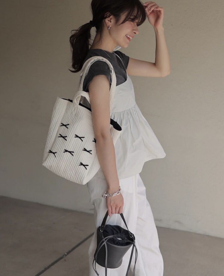 新品　完売　ジプソフィア gypsohila ayako バッグ　シティ　City Bag T ネイビー　アヤコ_画像5