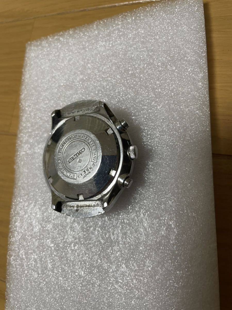 SEIKO セイコー 5スポーツ スピードタイマー　5 sports speed timer 6138-0020 自動巻き クロノグラフ 不動 ジャンク_画像7