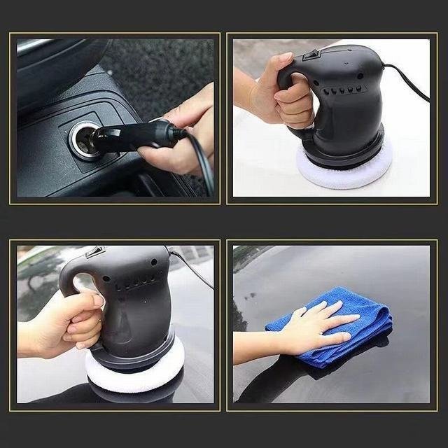 カーポリッシャー 12V 車磨き　ワックス　車用品　掃除　洗車　自動車塗装　研磨_画像2