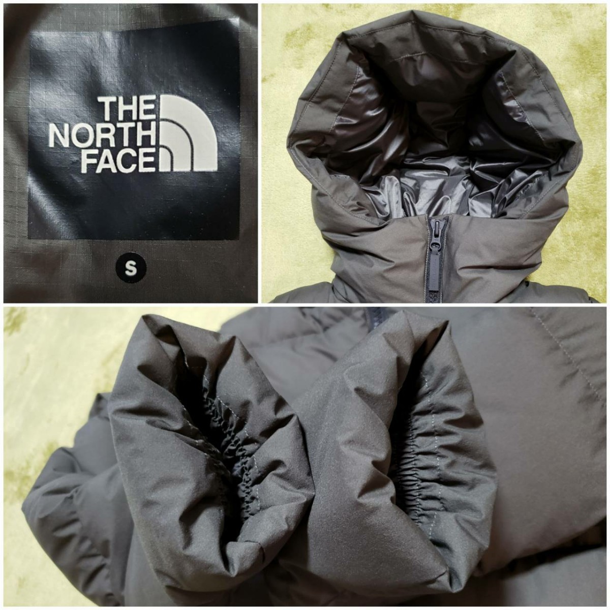 美品 THE NORTH FACE ノースフェイス ウィンドストッパーダウンシェルコート レディースS ニュートープ NDW91964_画像6