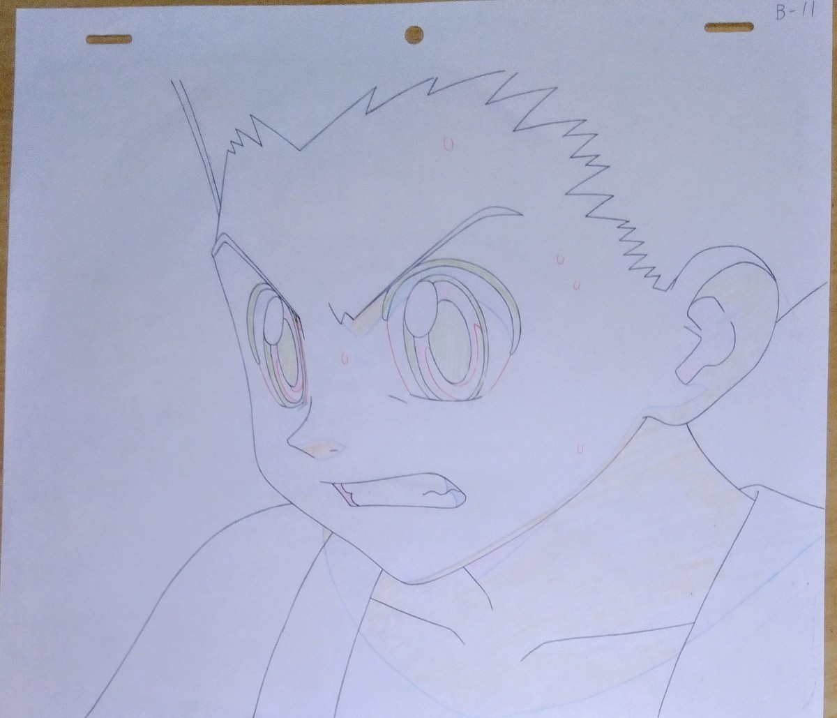 HUNTER×HUNTER,ゴンアップB11(少年ジャンプ冨樫義博作品)セル画,動画_画像4