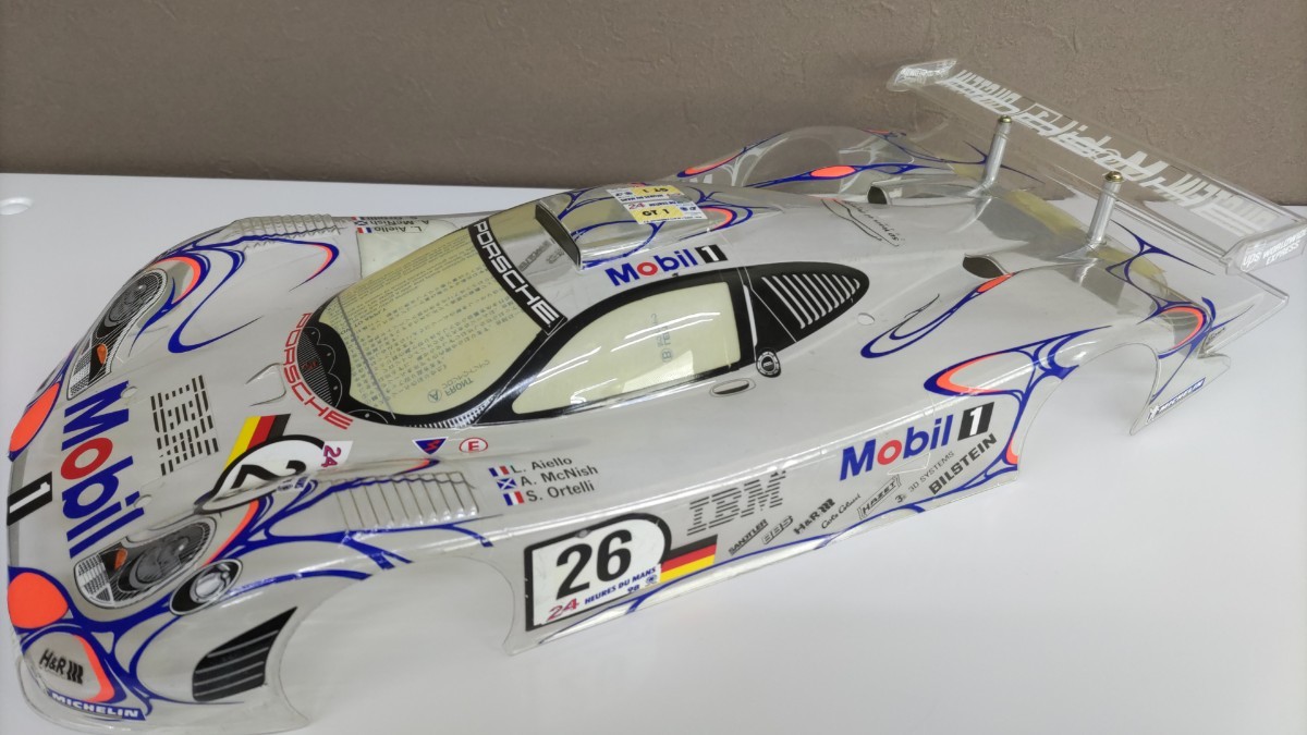 希少★タミヤ★1/10RC★ポルシェ★PORSCHE★911GT1★98LM WINNER★ラジコン★ボディ★ITEM50826★未塗装_画像2