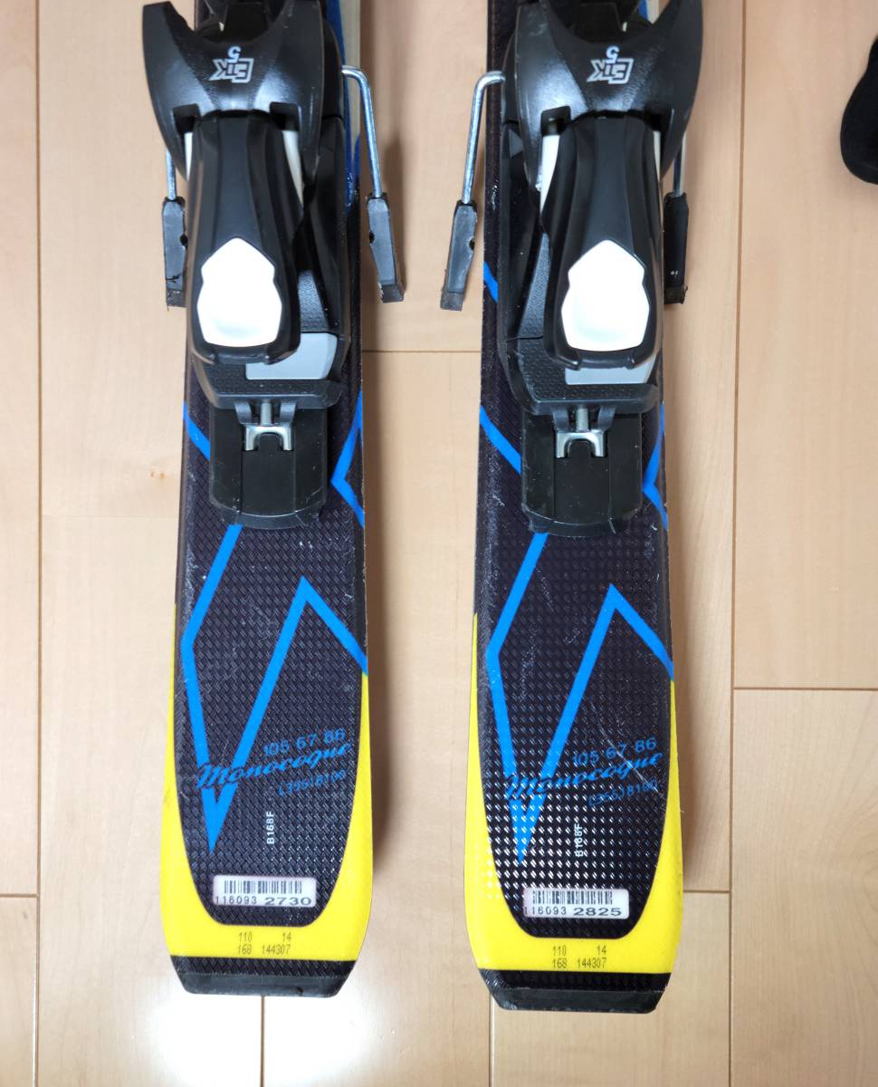 【送料無料】SALOMON サロモン ジュニアスキー 110cm + LEKI ストック 80cm セット