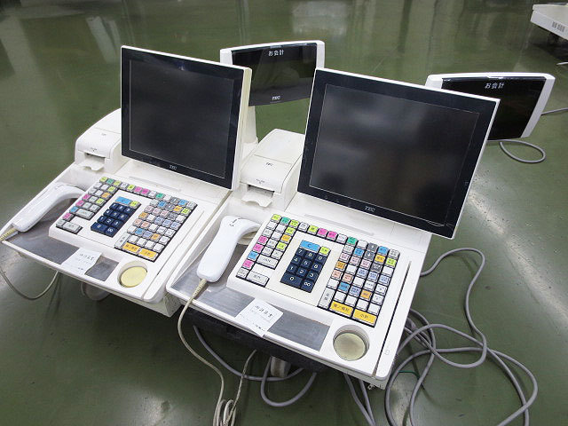 在庫有 東芝 TEC テック POS レジスター M-8750-MS-4A1-1-R 子機 B品 M8750 業者様及び運用店舗様のみ