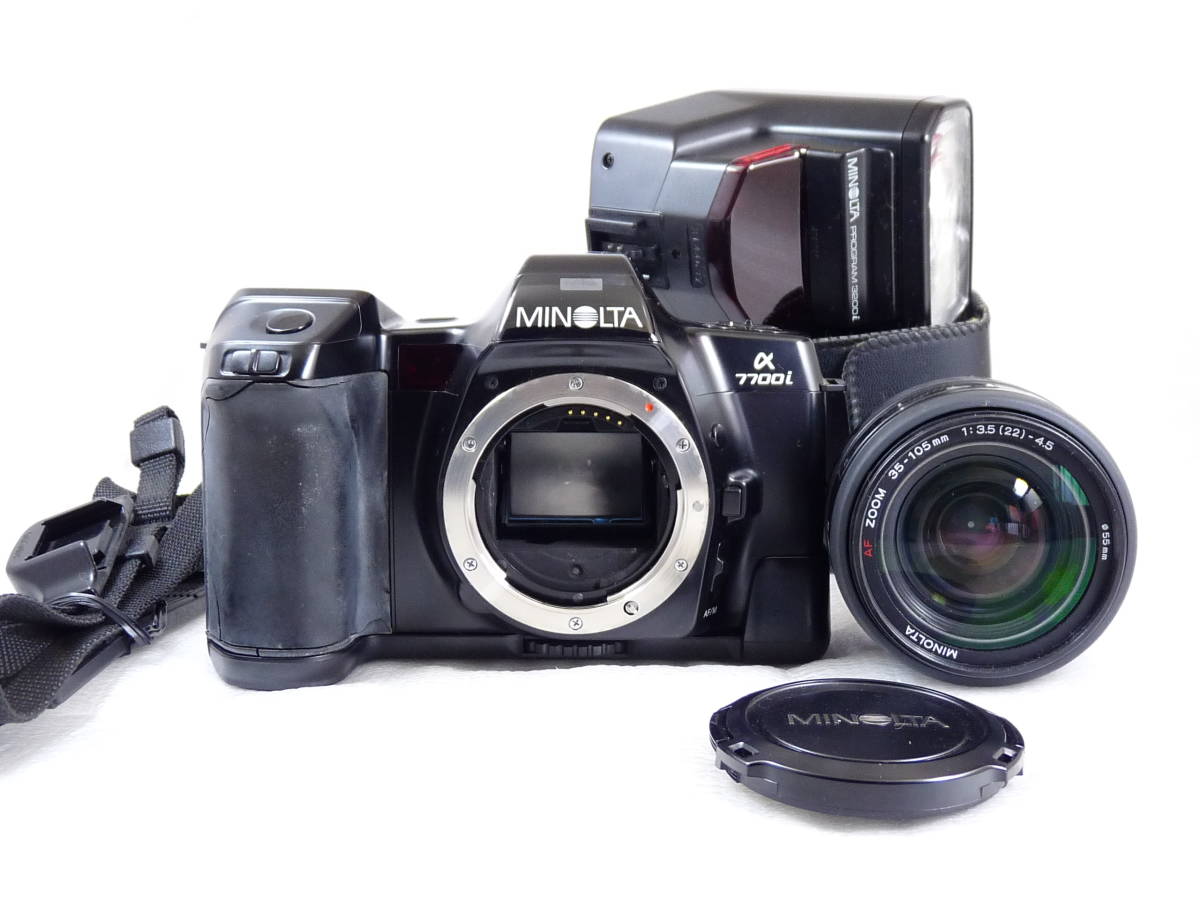 可動品 ストロボ付 MINOLTA α7700i MINOLTA AF ZOOM 35-105mm 可動品 ストロボ付 MINOLTA α7700i MINOLTA AF ZOOM 35-105mm