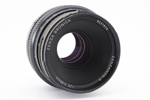 完動良品 Zenza Bronica ZENZANON-S 80mm F2.8 SQ MF Lens 単焦点 大判 レンズ / ゼンザブロニカ ゼンザノン 専用ケース付 #2288_画像3