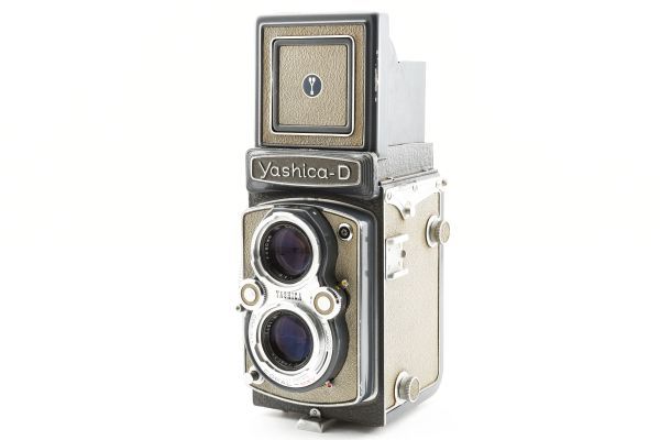 シャッターOK YASHICA Yashica-D Twin-Lens Reflex TLR Film Camera 二眼レフ フィルムカメラ / ヤシカ グレー Gray Grey 良品 ※1 #3994_画像2