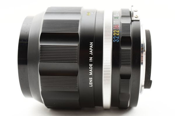 完動良品 Nikon NIkkor-P C Auto 105mm F2.5 MF Lens 大口径 単焦点 中望遠 レンズ / ニコン F MFフィルム一眼レフ用交換レンズ ※1 #6606_画像5