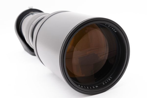 実用完動品 Leica TELYT 400mm F5 Viso L39 Screw Mount MF Tele Lens 単焦点 超望遠 レンズ ライカ テリート ビゾ フード組込式 ※1 #8752_画像3