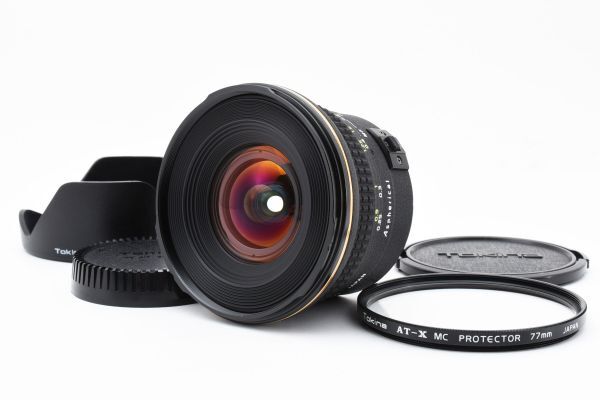 完動美品 Tokina AT-X Pro 17mm F3.5 AF Ultra Wide Lens 大口径 単焦点 超広角 レンズ トキナー キヤノン Canon EF フルサイズ対応 #8602