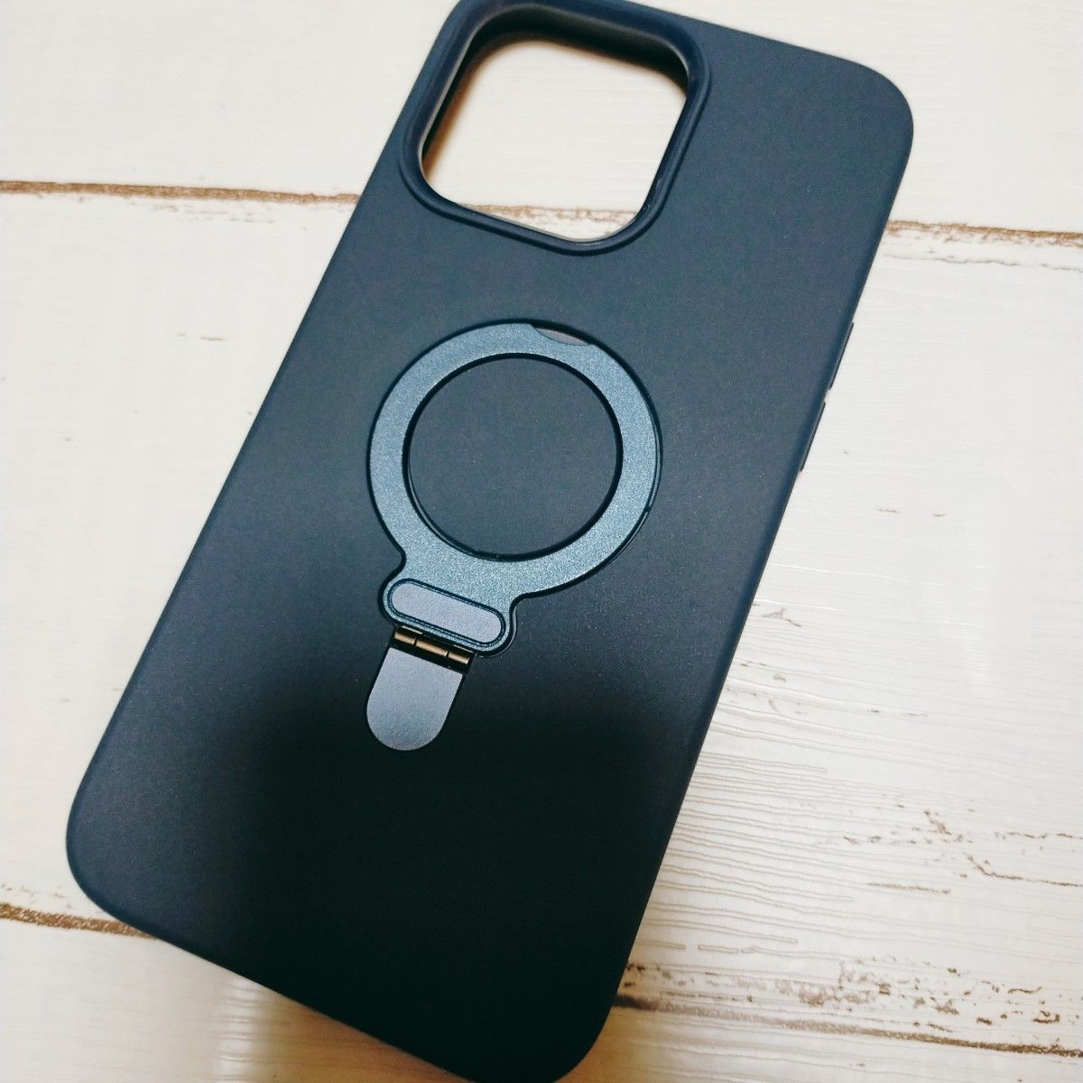 iPhone 15 Pro Max用 ケース MagSafe対応 ワイヤレス充電 耐衝撃 ブルー ネイビー
