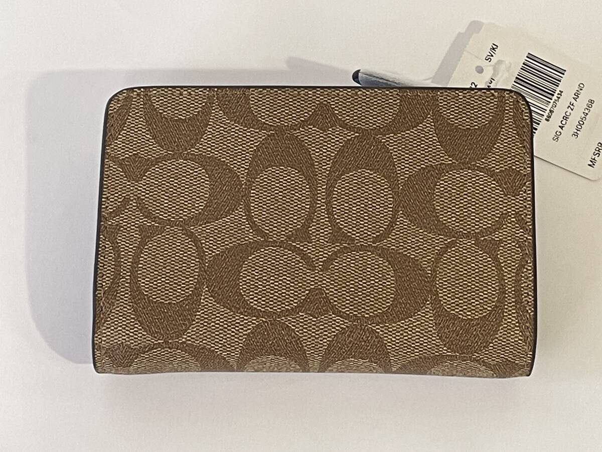 コーチ COACH 小銭入れ付二つ折り財布 L字ファスナー C0082_画像2