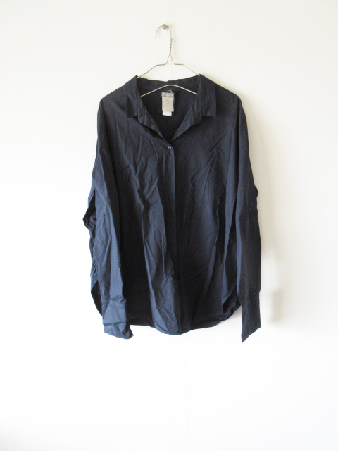 KristenseN DU NORD / クリステンセン ドゥ ノルド N-377 cotton stretch shirt 1 D.NAVY / コットンシャツ ブラウス