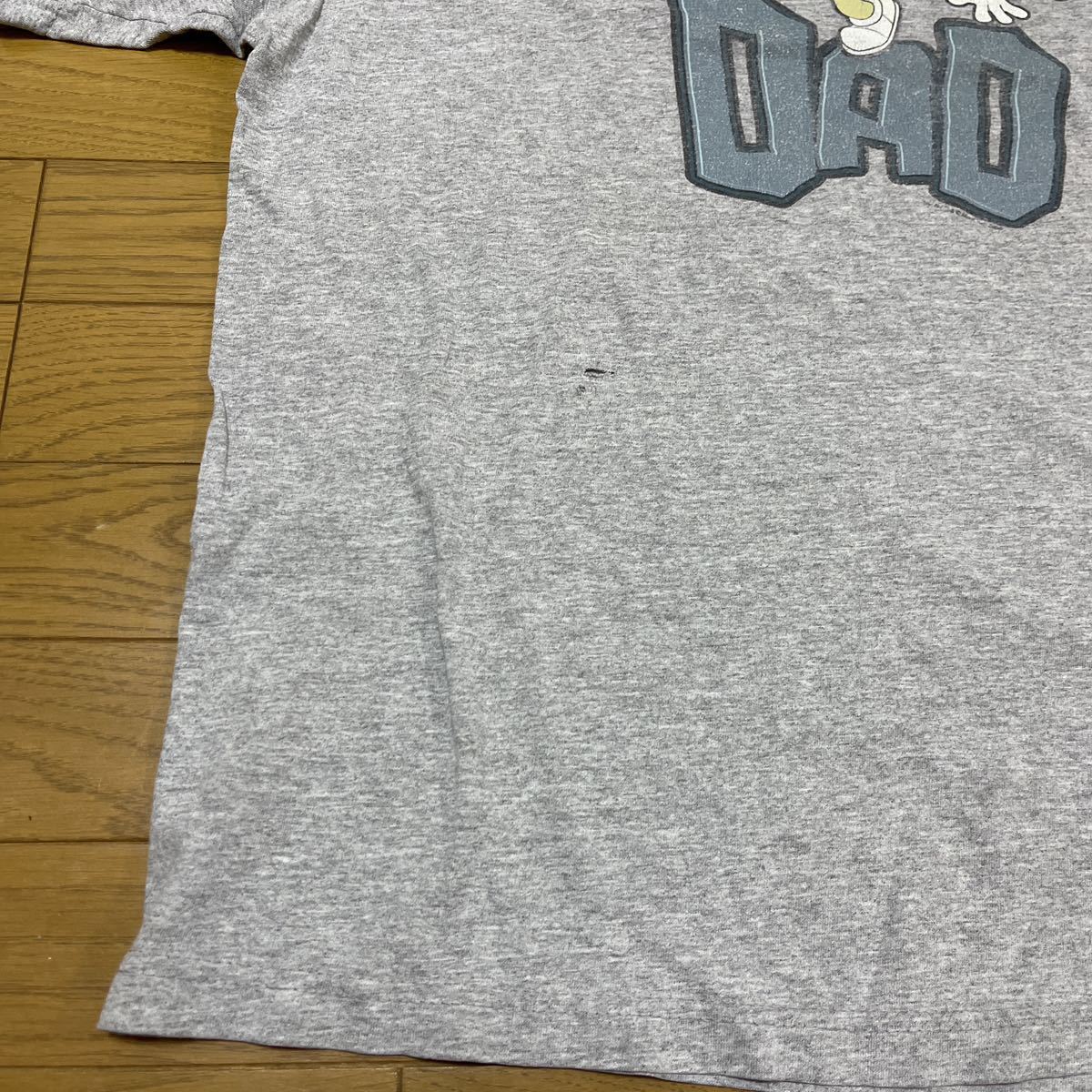 送料無料■M&M's エム&エム グレー ヴィンテージ Tシャツ サイズ 2XL USA古着_穴あきあり