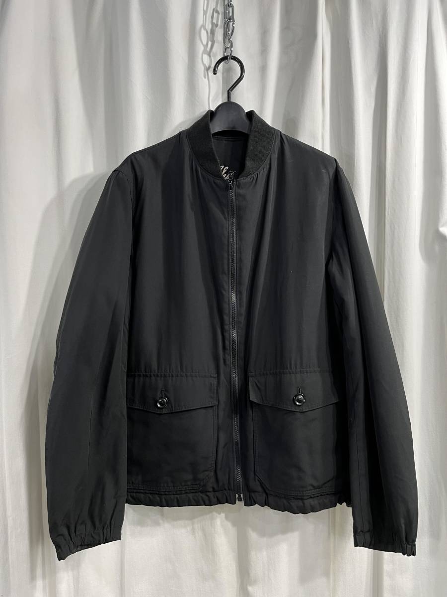 2015AW yohji yamamoto pour homme シルク リバーシブルブルゾン（HY-Y04-810）