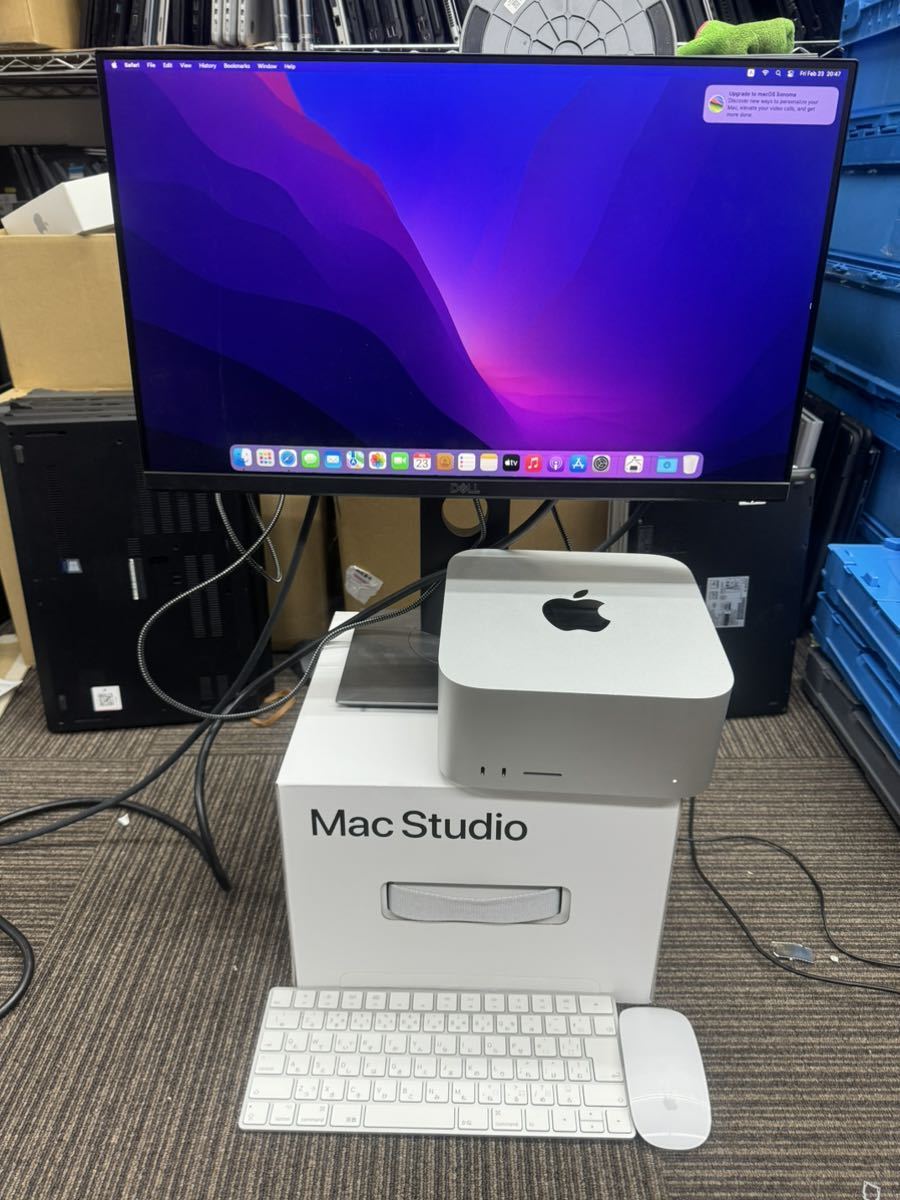 美品 Apple Mac Studio 2022 M1 Max/64GB/SSD 512GB 元箱あり 22 美品 Apple Mac Studio 2022 M1 Max/64GB/SSD 512GB 元箱あり 22