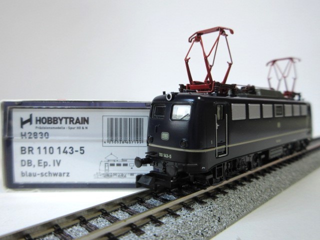 HOBBYTRAIN　H2830　DB　BR 110 143-5 Ep.Ⅳ　blau-schwarz　Electric locomotive　LEMKE　KATO　ホビートレイン　電気機関車　Nゲージ