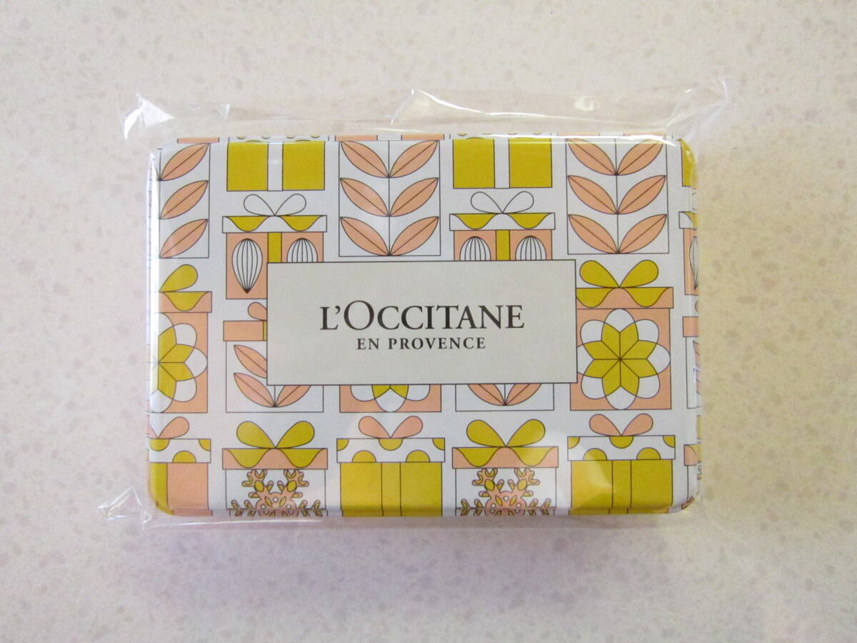 L´OCCITANE ☆ ロクシタン 非売品 ノベルティ 未使用 ホリデー 缶 BOX 小物入 インテリア_画像2