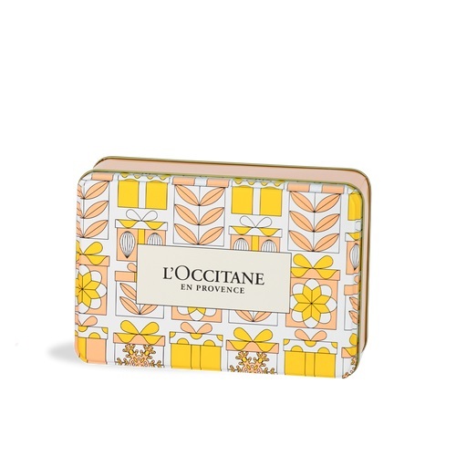 L´OCCITANE ☆ ロクシタン 非売品 ノベルティ 未使用 ホリデー 缶 BOX 小物入 インテリア_画像1