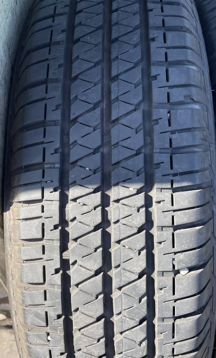 １９５　８０　１５　5本セット　チェーン付　ブリヂストン デューラー　BRIDGESTONE　DUELER　H/T　６８４Ⅱ_画像3