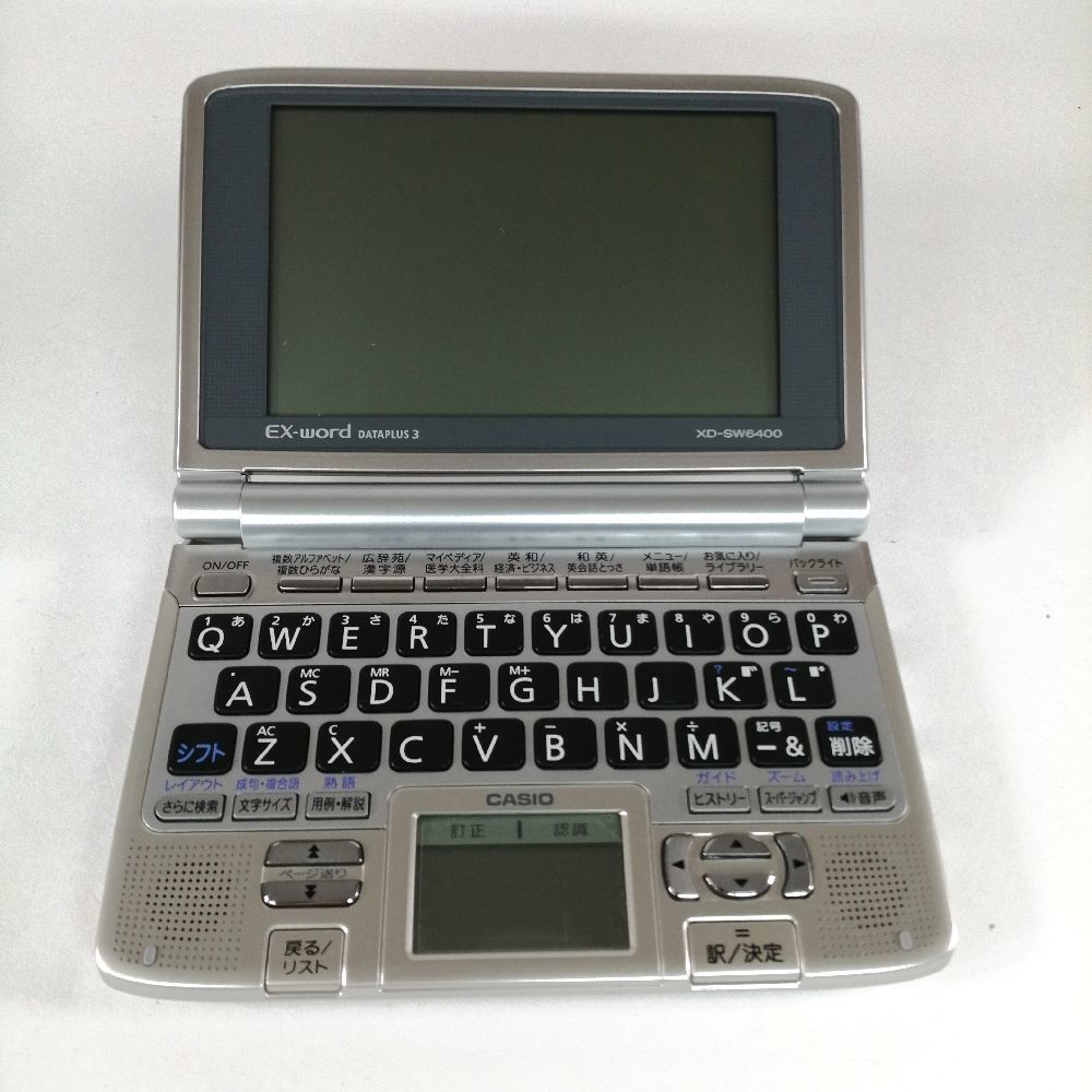 動作品 CASIO カシオ EX-Word XD-SW6400 電子辞書 エクスワード 7言語 タッチペン クリックポストOK_画像2