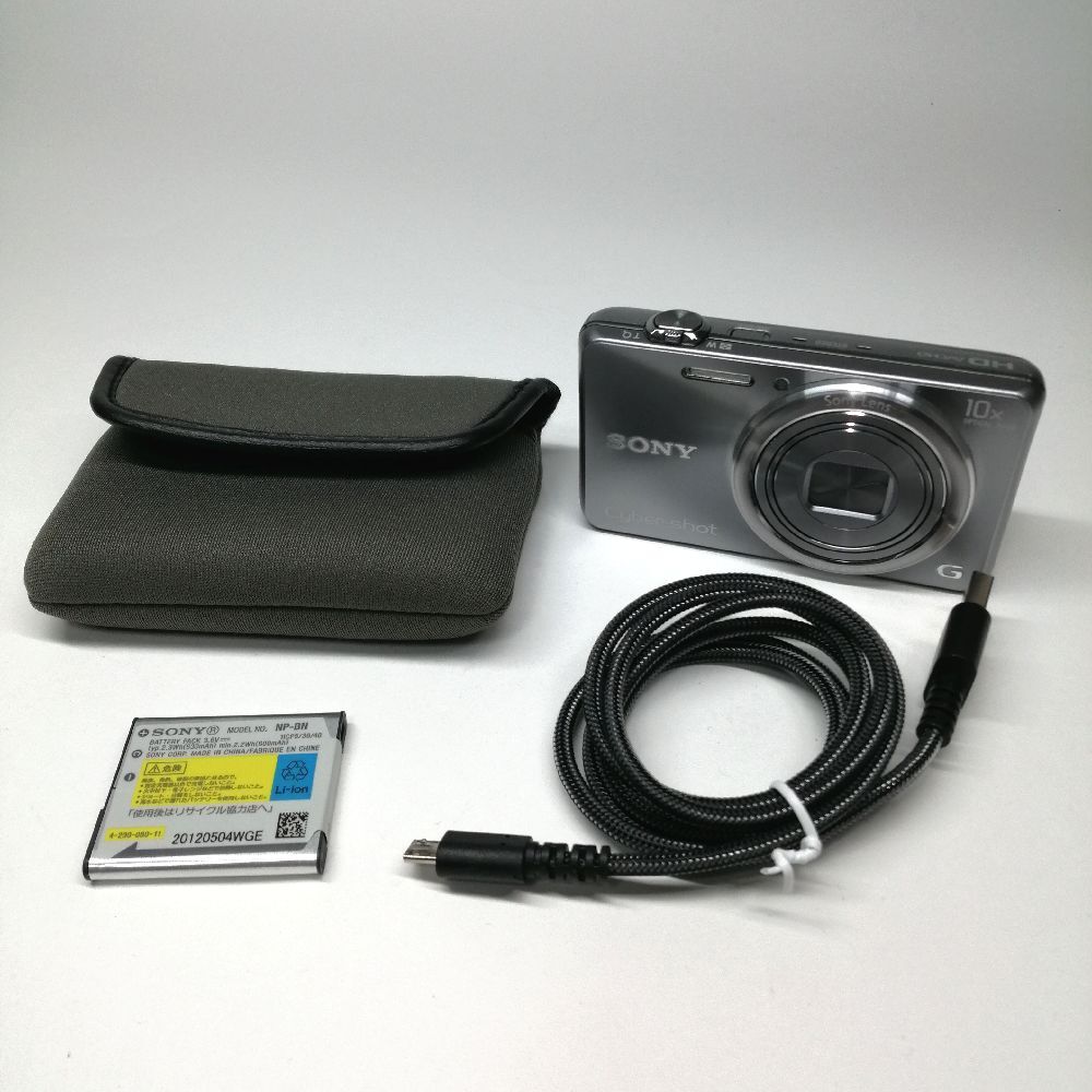 動作品 動作品 SONY ソニー Cyber-Shot DSC-WX100 サイバーショット シルバー コンパクトデジタルカメラ コンデジ 良品 レターパックOK_画像1