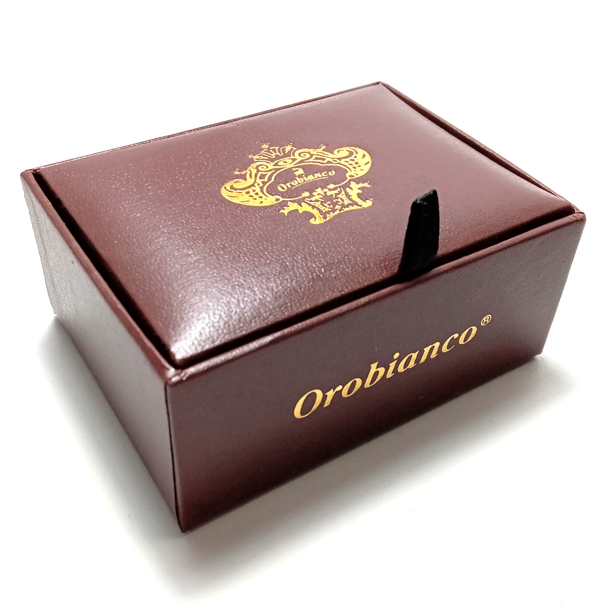 【oac73】新品　Orobianco オロビアンコ　カフス　カフリンクス　シルバー　ロゴ＆チェック　シンプルデザインで◎　アーガイル柄_画像6