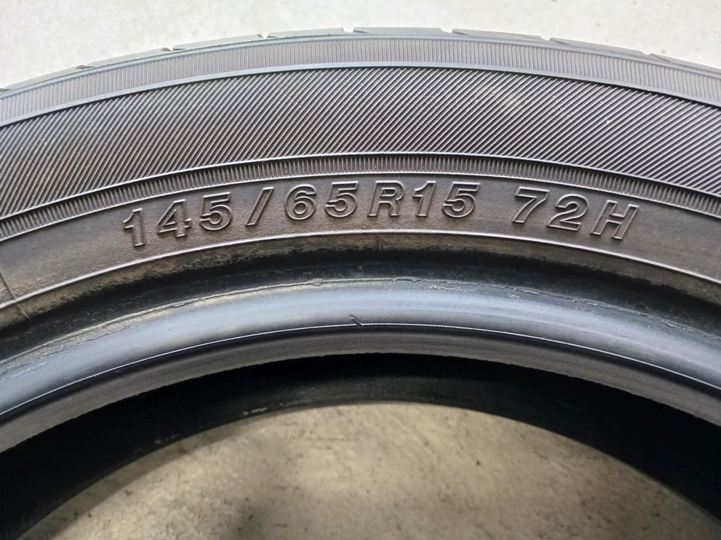 『psi』 ヨコハマ エコス ES31 145/65R15(72H) ラジアルタイヤ2本セット 2017年_画像4