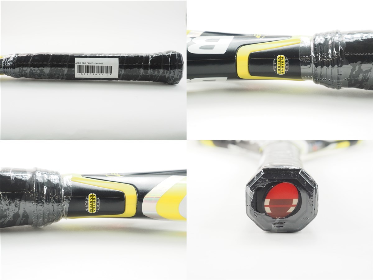 中古 テニスラケット バボラ アエロプロ ドライブ プラス 2010年モデル (G2)BABOLAT AERO PRO DRIVE + 2010の画像3