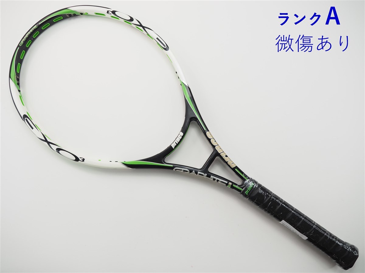 中古 テニスラケット プリンス イーエックスオースリー グラファイト 100エス 2010年モデル (G2)PRINCE EXO3 GRAPHITE 100S 2010_画像1