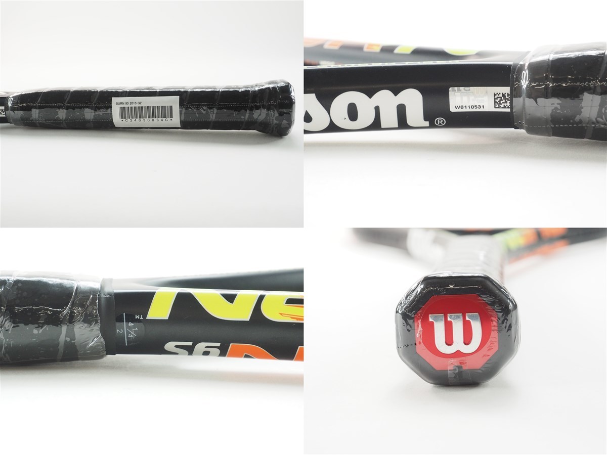 中古 テニスラケット ウィルソン バーン 95 2015年モデル (G2)WILSON BURN 95 2015_画像3